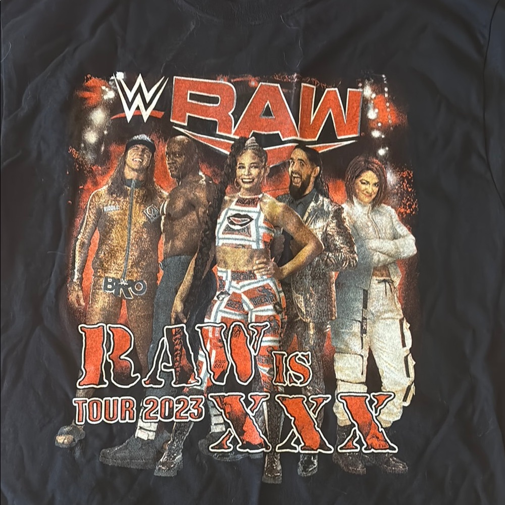 WWE RAW Tour 2023 Graphic T-Shirt